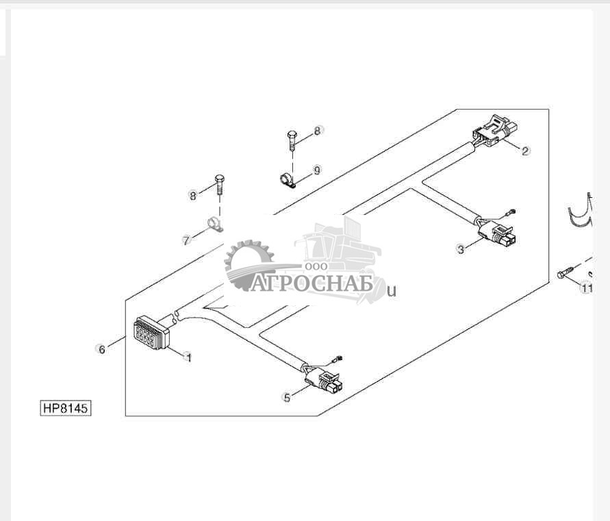 HARVESTRAK WIRING HARNESS 